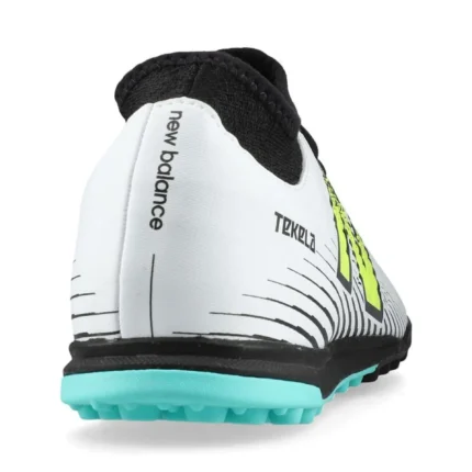 New Balance Tekela V4 Magique TF - White/Purple/Volt - Image 6