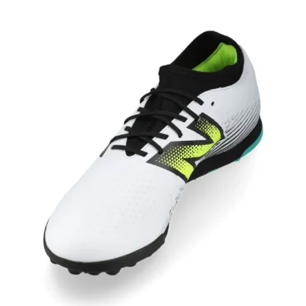 New Balance Tekela V4 Magique TF - White/Purple/Volt - Image 7