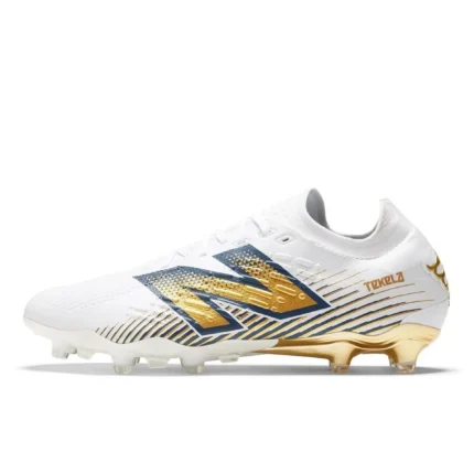 New Balance Tekela V4 + Pro Low FG Endrick Rising - Gold Metallic/White Limited Edition - Image 3