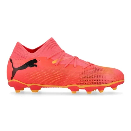 Puma Future 7 Match FG/AG Forever Faster - Sunset Glow/Puma Black/Sun Stream Kids - Image 1