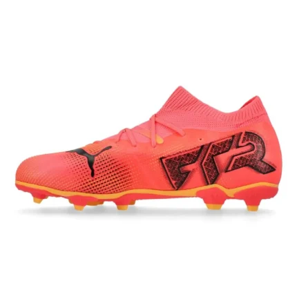 Puma Future 7 Match FG/AG Forever Faster - Sunset Glow/Puma Black/Sun Stream Kids - Image 3