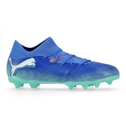 Puma Future 7 Match FG/AG Formula - Bluemazing/Puma White/Electric Peppermint Kids - Image 1