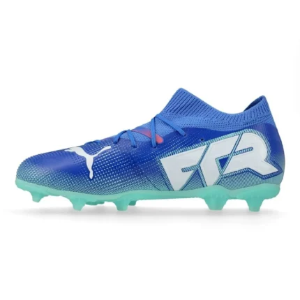 Puma Future 7 Match FG/AG Formula - Bluemazing/Puma White/Electric Peppermint Kids - Image 3