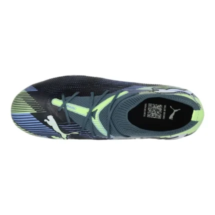 Puma Future 7 Match FG/AG Lights Out - Gray Skies/Puma White/Fizzy Apple Kids - Image 4