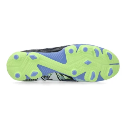 Puma Future 7 Match FG/AG Lights Out - Gray Skies/Puma White/Fizzy Apple Kids - Image 2