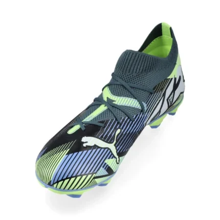 Puma Future 7 Match FG/AG Lights Out - Gray Skies/Puma White/Fizzy Apple Kids - Image 7