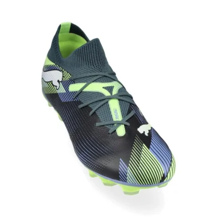 Puma Future 7 Match FG/AG Lights Out - Gray Skies/Puma White/Fizzy Apple Women - Image 5
