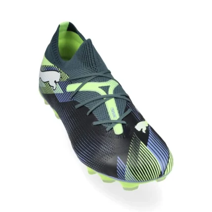 Puma Future 7 Match FG/AG Lights Out - Gray Skies/Puma White/Fizzy Apple - Image 5