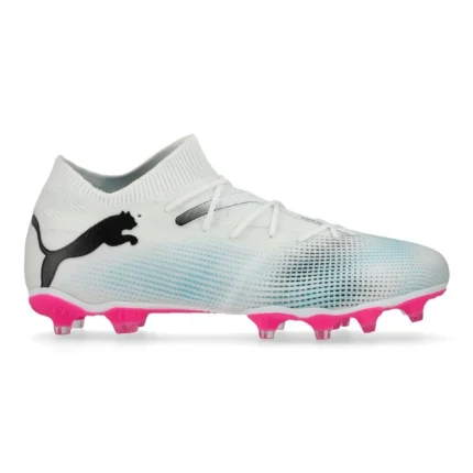 Puma Future 7 Match FG/AG Phenomenal - White/Black/Poison Pink - Image 1