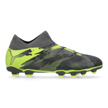 Puma Future 7 Match FG/AG Rush - Strong Gray/Cool Dark Gray/Electric Lime Kids Limited Edition - Image 1