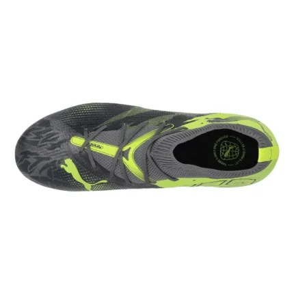Puma Future 7 Match FG/AG Rush - Strong Gray/Cool Dark Gray/Electric Lime Kids Limited Edition - Image 4