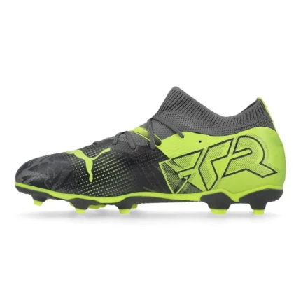 Puma Future 7 Match FG/AG Rush - Strong Gray/Cool Dark Gray/Electric Lime Kids Limited Edition - Image 3