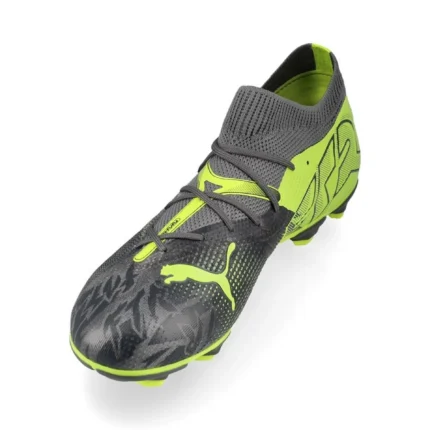 Puma Future 7 Match FG/AG Rush - Strong Gray/Cool Dark Gray/Electric Lime Kids Limited Edition - Image 7