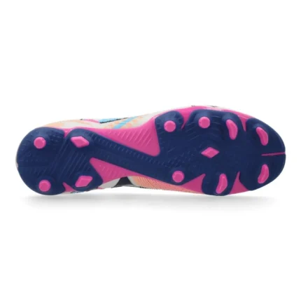 Puma Future 7 Match FG/AG Volume Up - White/Luminous Blue/Poison Pink/Fizzy Melon Kids - Image 2