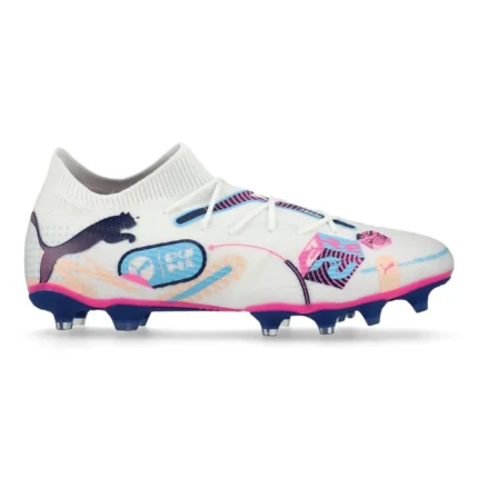 Puma Future 7 Match FG/AG Volume Up - White/Luminous Blue/Poison Pink/Fizzy Melon/Bluemazing - Image 1