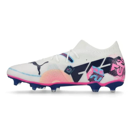Puma Future 7 Match FG/AG Volume Up - White/Luminous Blue/Poison Pink/Fizzy Melon/Bluemazing - Image 3