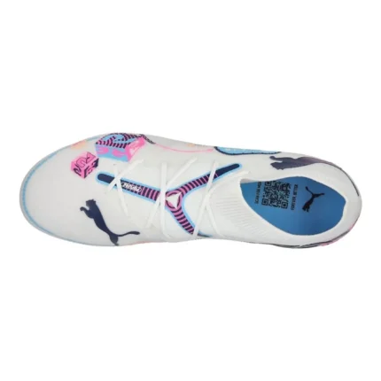 Puma Future 7 Match FG/AG Volume Up - White/Luminous Blue/Poison Pink/Fizzy Melon/Bluemazing - Image 4