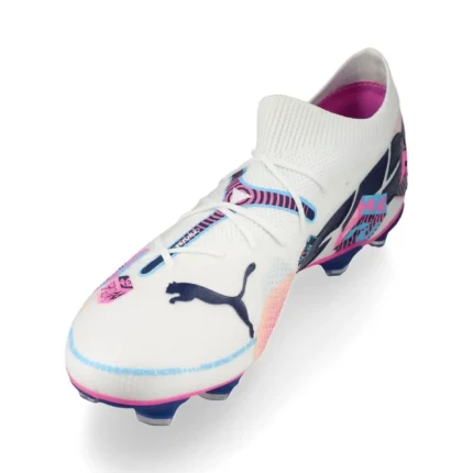 Puma Future 7 Match FG/AG Volume Up - White/Luminous Blue/Poison Pink/Fizzy Melon/Bluemazing - Image 7