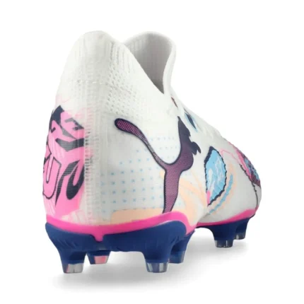 Puma Future 7 Match FG/AG Volume Up - White/Luminous Blue/Poison Pink/Fizzy Melon/Bluemazing - Image 6