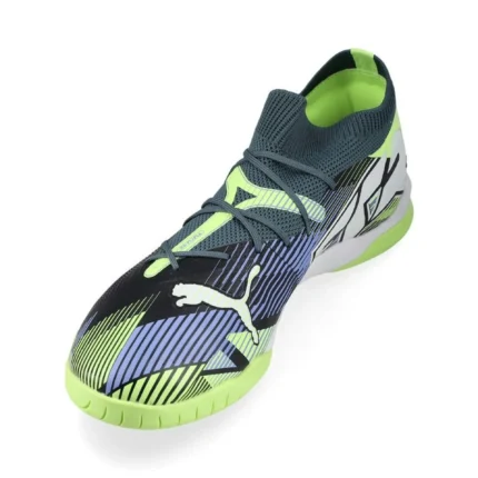 Puma Future 7 Match IT Lights Out - Gray Skies/Puma White/Fizzy Apple - Image 7