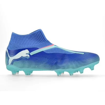 Puma Future 7 Match + Laceless FG/AG Formula - Bluemazing/Puma White/Electric Peppermint - Image 1