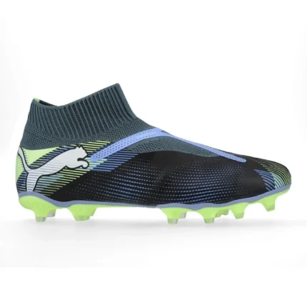 Puma Future 7 Match + Laceless FG/AG Lights Out - Gray Skies/Puma White/Fizzy Apple - Image 1