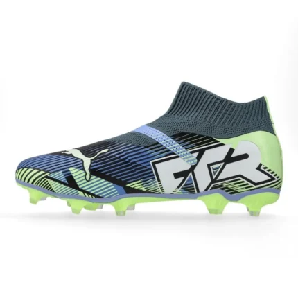 Puma Future 7 Match + Laceless FG/AG Lights Out - Gray Skies/Puma White/Fizzy Apple - Image 3