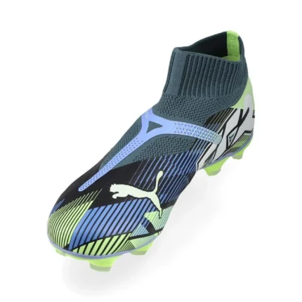 Puma Future 7 Match + Laceless FG/AG Lights Out - Gray Skies/Puma White/Fizzy Apple - Image 7