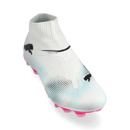 Puma Future 7 Match + Laceless FG/AG Phenomenal - White/Black/Poison Pink - Image 5