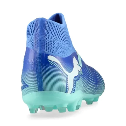 Puma Future 7 Match + Laceless MG Formula - Bluemazing/Puma White/Electric Peppermint - Image 6