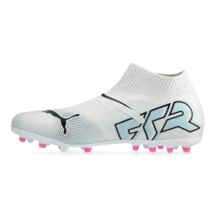 Puma Future 7 Match + Laceless MG Phenomenal - White/Black/Poison Pink - Image 3