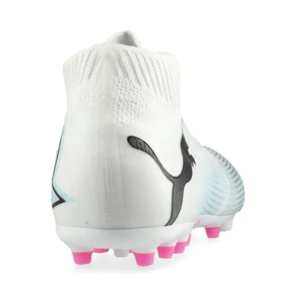 Puma Future 7 Match + Laceless MG Phenomenal - White/Black/Poison Pink - Image 6