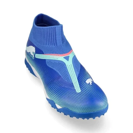 Puma Future 7 Match + Laceless TT Formula - Bluemazing/Puma White/Electric Peppermint - Image 5