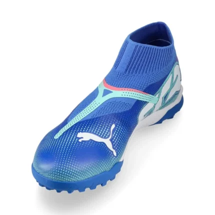 Puma Future 7 Match + Laceless TT Formula - Bluemazing/Puma White/Electric Peppermint - Image 7