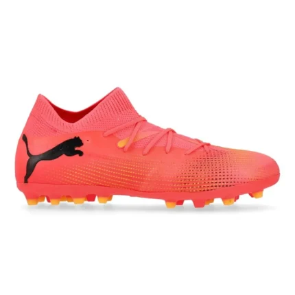 Puma Future 7 Match MG Forever Faster - Sunset Glow/Puma Black/Sun Stream Kids - Image 1