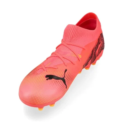 Puma Future 7 Match MG Forever Faster - Sunset Glow/Puma Black/Sun Stream Kids - Image 7