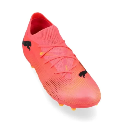 Puma Future 7 Match MG Forever Faster - Sunset Glow/Puma Black/Sun Stream Kids - Image 5