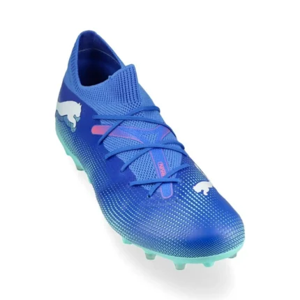 Puma Future 7 Match MG Formula - Bluemazing/Puma White/Electric Peppermint - Image 5