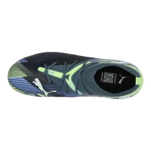 Puma Future 7 Match MG Lights Out - Gray Skies/Puma White/Fizzy Apple Kids - Image 4