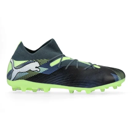 Puma Future 7 Match MG Lights Out - Gray Skies/Puma White/Fizzy Apple - Image 1