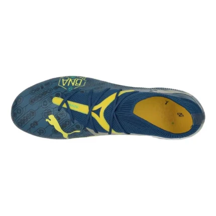 Puma Future 7 Match MG Njr Bna - Sailing Blue/Marine Blue/Pele Yellow/Grassy Green/Gold Limited Edition - Image 4