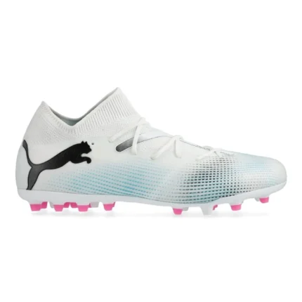 Puma Future 7 Match MG Phenomenal - White/Black/Poison Pink - Image 1