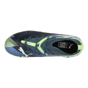 Puma Future 7 Match + Mid IT Lights Out - Gray Skies/Puma White/Fizzy Apple Kids - Image 4