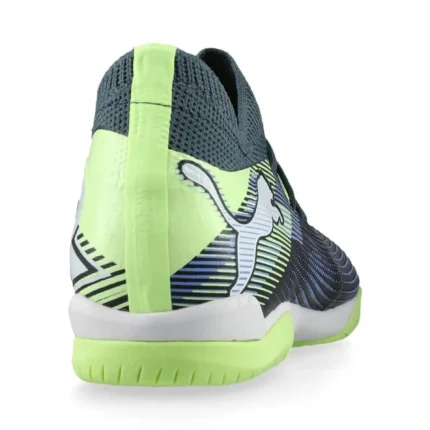 Puma Future 7 Match + Mid IT Lights Out - Gray Skies/Puma White/Fizzy Apple Kids - Image 6