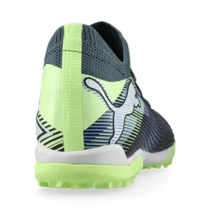 Puma Future 7 Match + Mid TT Lights Out - Gray Skies/Puma White/Fizzy Apple Kids - Image 6