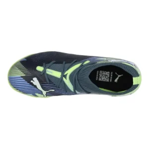Puma Future 7 Match + Mid TT Lights Out - Gray Skies/Puma White/Fizzy Apple Kids - Image 4