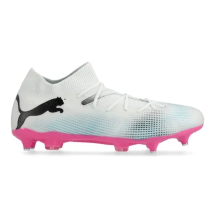 Puma Future 7 Match SG Phenomenal - White/Black/Poison Pink - Image 1