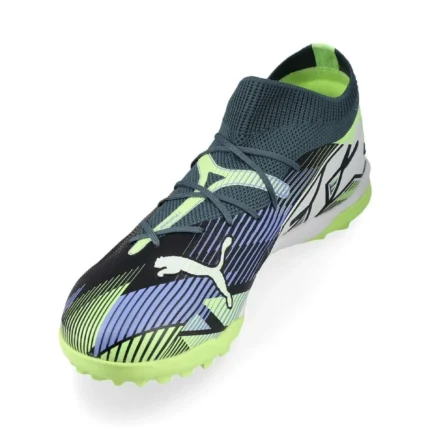 Puma Future 7 Match TT Lights Out - Gray Skies/Puma White/Fizzy Apple - Image 7