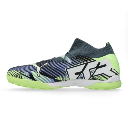 Puma Future 7 Match TT Lights Out - Gray Skies/Puma White/Fizzy Apple - Image 3