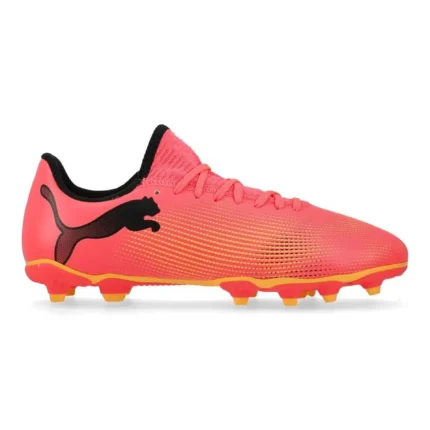 Puma Future 7 Play FG/AG Forever Faster - Sunset Glow/Puma Black/Sun Stream Kids - Image 1
